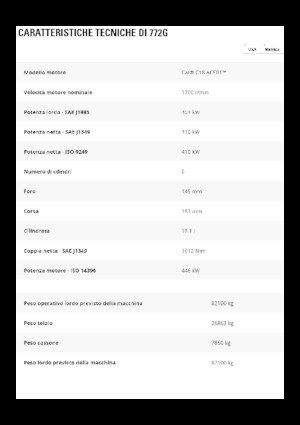 Tombereaux Rigides Caterpillar 772G