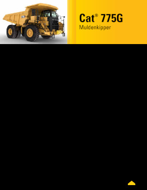 Tombereaux Rigides Caterpillar 775G