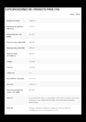 Tombereaux Rigides Caterpillar 775G