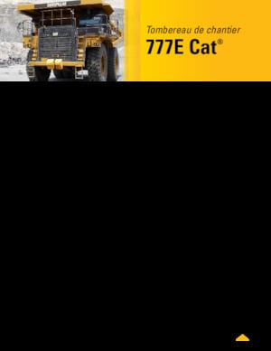 Tombereaux Rigides Caterpillar 777E