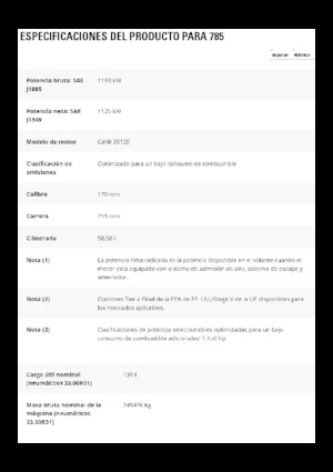 Tombereaux Rigides Caterpillar 785