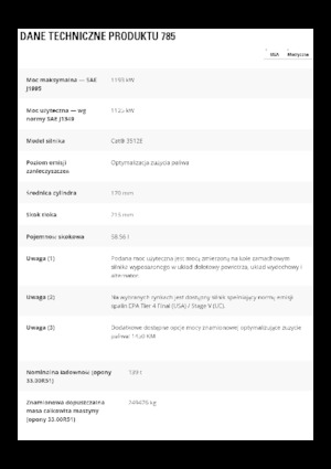 Tombereaux Rigides Caterpillar 785