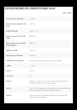 Tombereaux Rigides Caterpillar 794 AC