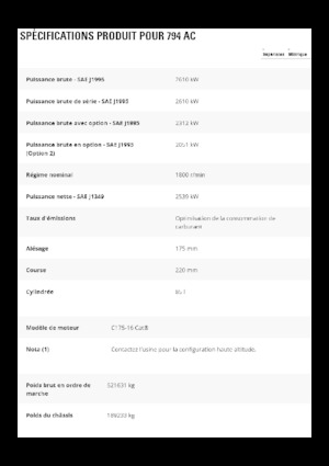 Tombereaux Rigides Caterpillar 794 AC