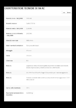 Tombereaux Rigides Caterpillar 798 AC