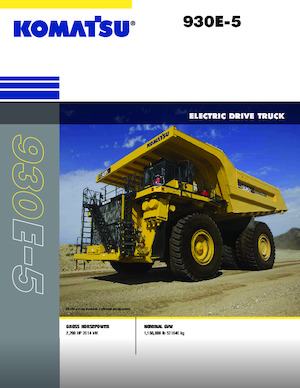 Tombereaux Rigides Komatsu 930E