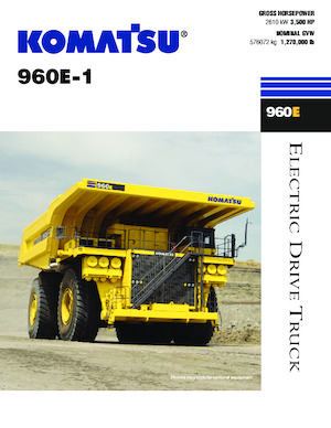 Tombereaux Rigides Komatsu 960E-1