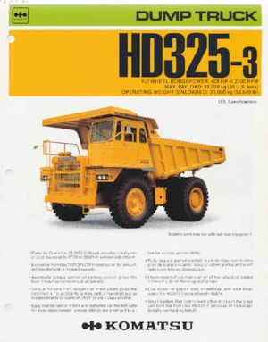 Tombereaux Rigides Komatsu HD180-4