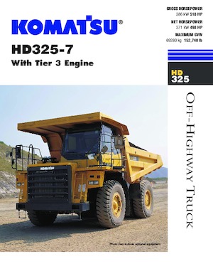 Tombereaux Rigides Komatsu HD325-7