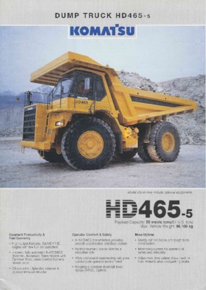 Tombereaux Rigides Komatsu HD465-5