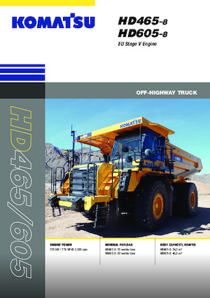 Tombereaux Rigides Komatsu HD605-8E0