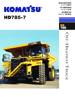 Tombereaux Rigides Komatsu HD785-7