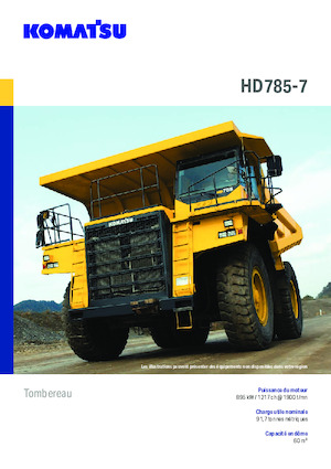 Tombereaux Rigides Komatsu HD785-7