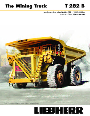 Tombereaux Rigides Liebherr T282B