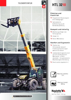 Chariot Élévateur Télescopique Haulotte HTL3210