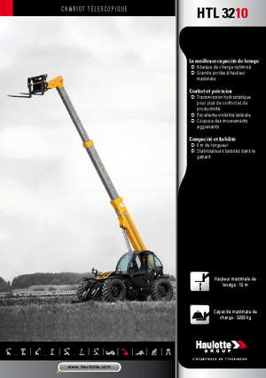 Chariot Élévateur Télescopique Haulotte HTL3210