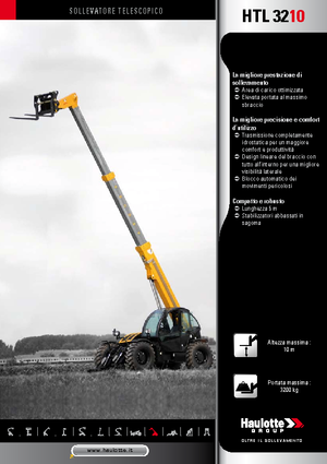 Chariot Élévateur Télescopique Haulotte HTL3210