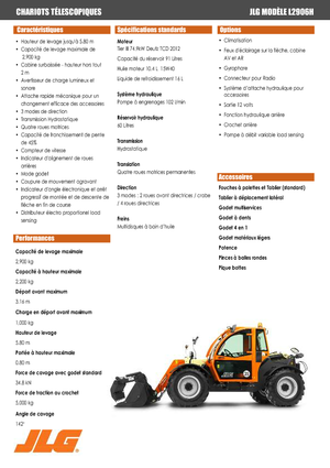 Chariot Élévateur Télescopique JLG L 2906 H