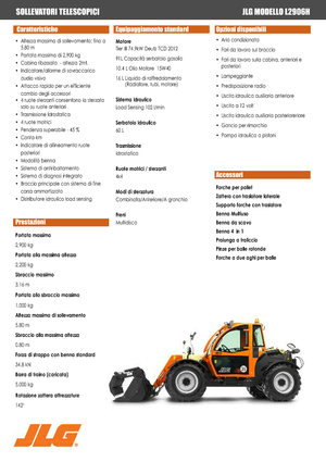 Chariot Élévateur Télescopique JLG L 2906 H
