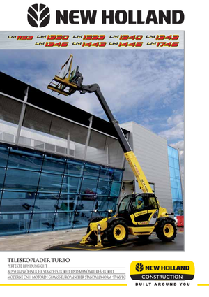 Chariot Élévateur Télescopique New Holland LM 1333 turbo