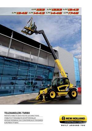 Chariot Élévateur Télescopique New Holland LM 1333 turbo