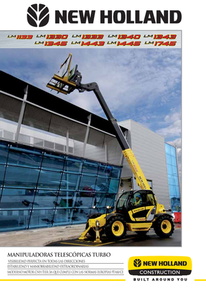 Chariot Élévateur Télescopique New Holland LM 1333 turbo