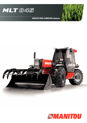 Chariot Élévateur Télescopique Manitou MLT 845-120 LSU