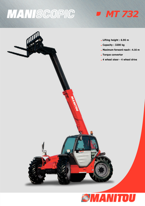 Chariot Élévateur Télescopique Manitou MT 732