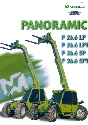 Chariot Élévateur Télescopique Merlo P 26.6 LPT/SPT