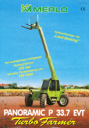 Chariot Élévateur Télescopique Merlo P 33.7 EVT