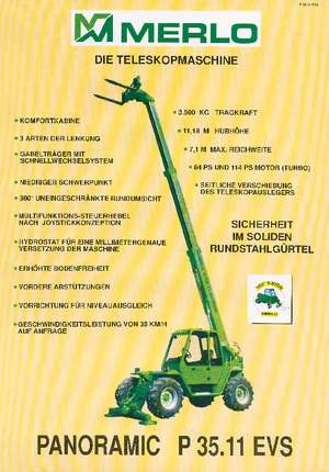 Chariot Élévateur Télescopique Merlo P 35.11 EVS