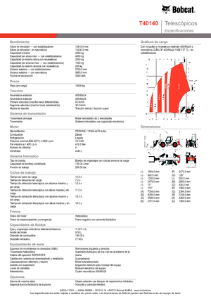 Chariot Élévateur Télescopique Bobcat T 40140
