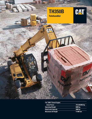 Chariot Élévateur Télescopique Caterpillar TH350B