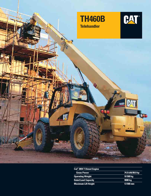 Chariot Élévateur Télescopique Caterpillar TH 460 B