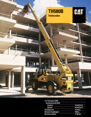 Chariot Élévateur Télescopique Caterpillar TH 580 B