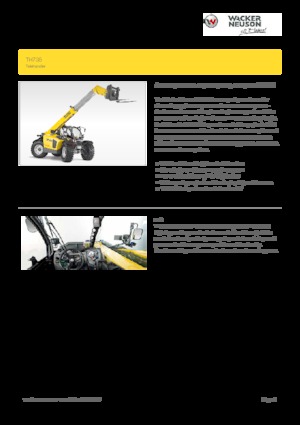 Chariot Élévateur Télescopique Wacker Neuson TH735