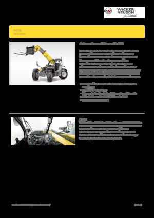 Chariot Élévateur Télescopique Wacker Neuson TH750