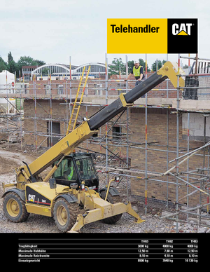 Chariot Élévateur Télescopique Caterpillar TH 63