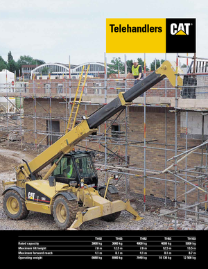 Chariot Élévateur Télescopique Caterpillar TH 63