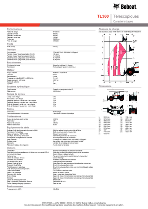 Chariot Élévateur Télescopique Bobcat TL 360