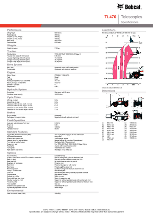 Chariot Élévateur Télescopique Bobcat TL 470