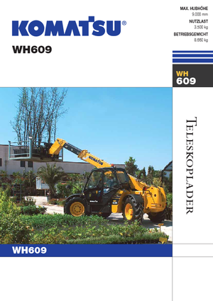Chariot Élévateur Télescopique Komatsu WH609