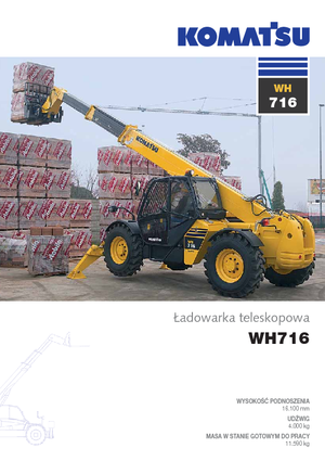 Chariot Élévateur Télescopique Komatsu WH716