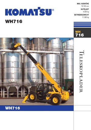 Chariot Élévateur Télescopique Komatsu WH716