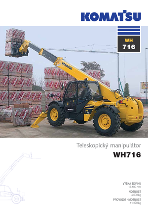 Chariot Élévateur Télescopique Komatsu WH716