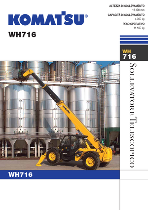 Chariot Élévateur Télescopique Komatsu WH716