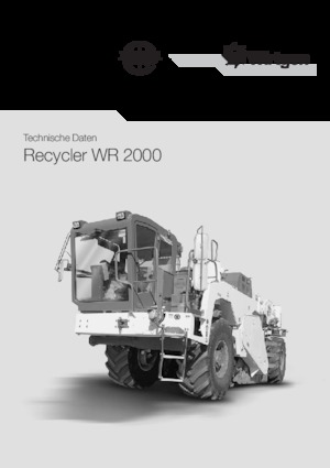 Recycleur route froid Wirtgen WR 2000