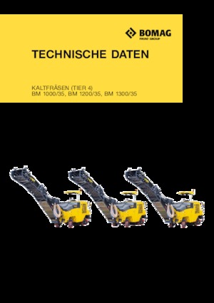 Découpeuse de chaussée Bomag BM 1000/35