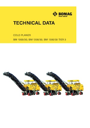 Découpeuse de chaussée Bomag BM 1000/30
