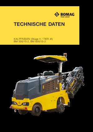 Découpeuse de chaussée Bomag BM 500/15-2